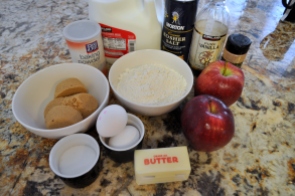 Cinnamon Apple Bread - Ingredients